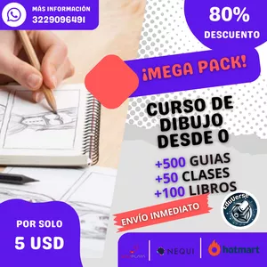 Imagen de portada para Ebook 🔴🔵 ⚡¡¡ Super Mega Pack Cursos de Dibujo !! ⚡🔴🔵