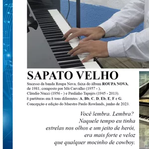 Imagem de capa para o Ebook PARTITURA de SAPATO VELHO