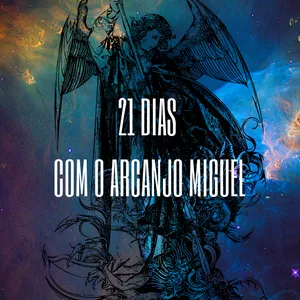 Imagem de capa para o Ebook 21 dias com o Arcanjo Miguel