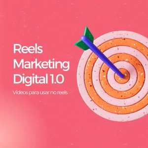 Imagem de capa para o Ebook Reels Marketing Digital 1.0