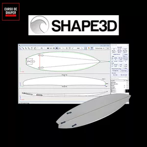 Curso Curso Design de Pranchas de Surf + Curso Programa Shape 3D 