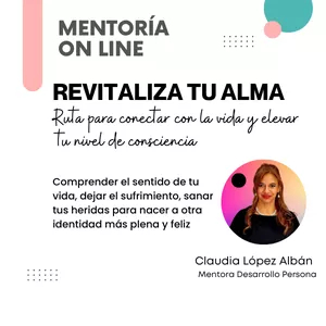 Imagen de portada para Curso online Mentoría: Revitaliza tu Alma: Ruta para conectar con la vida y elevar tu nivel de consciencia