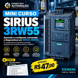 Imagem do curso MINI CURSO SIRIUS 3RW55
