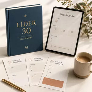 Imagem de LÍDER 30 — Método Prático de Liderança em 30 Dias criado por MIRELA MONIQUE SAUERESSIG LTDA na hotmart