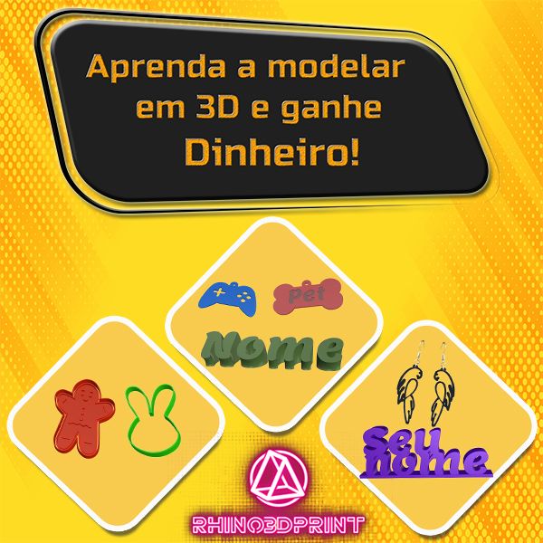 Imagem de Curso Modelar e imprimir criado por Douglas Araujo na hotmart