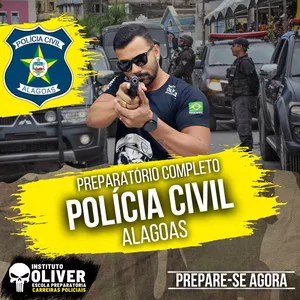Imagem do curso 👮‍♂️Preparatório Completo POLÍCIA CIVIL de Alagoas 👮‍♂️ PC-AL - Instituto Óliver 