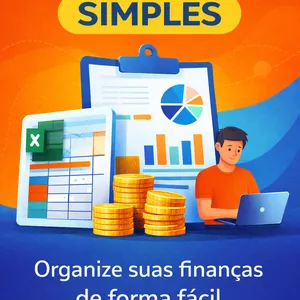 Imagem de capa para o Ebook Controle Financeiro Simples