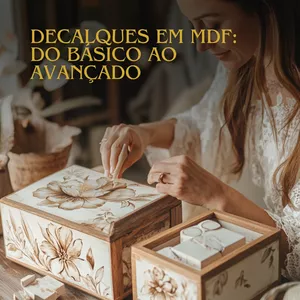 Imagem de Decalques em MDF: Do Básico ao Avançado. criado por Cleber Festino na hotmart