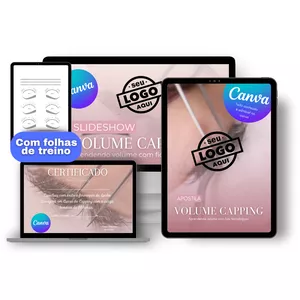 Imagem de capa para o Curso online Kit Apostilas Editáveis Capping - Extensão de Cílios