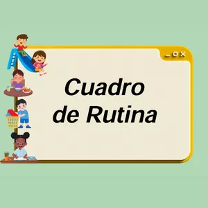 Imagen de portada para Ebook Cuadro de rutinas diario para niños 