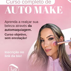 Imagem de capa para o Curso online CURSO DE AUTOMAQUIAGEM