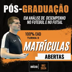 Imagem de capa para o Curso online Especialização Análise de Desempenho no Futebol e no Futsal