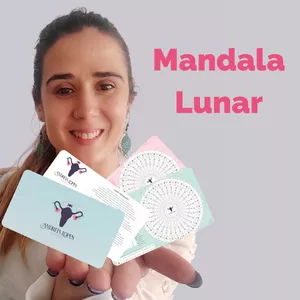 Imagem de capa para o Curso online Mandala Lunar - A magia do Ciclo Menstrual e Fertilidade Consciente