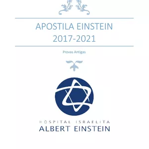 Imagem principal do produto Apostila com provas do EINSTEIN 2009, 2010, 2017-2021