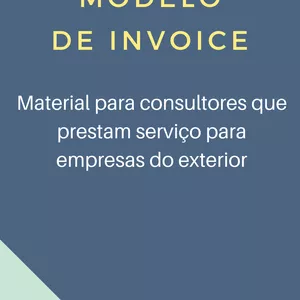 Imagem principal do produto Modelo de Invoice