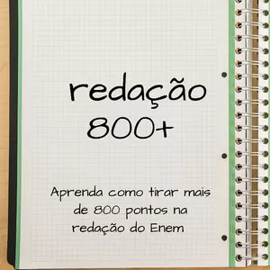 Imagem de capa para o Ebook MODELO DE REDAÇÃO 800+