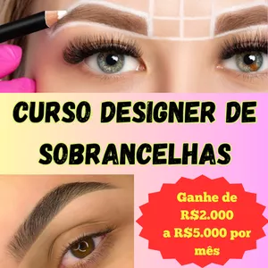 Curso Curso designer de sobrancelhas