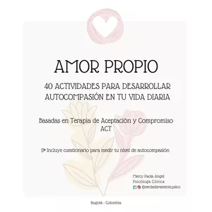 Imagen de portada para Ebook CARTILLA AMOR PROPIO - 40 ACTIVIDADES PARA DESARROLLAR AUTOCOMPASIÓN EN TU VIDA DIARIA