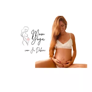 Imagem de Yoga para Gestantes - Mom Yoga com Ju - Programa Completo  criado por Jullien Dábini na hotmart