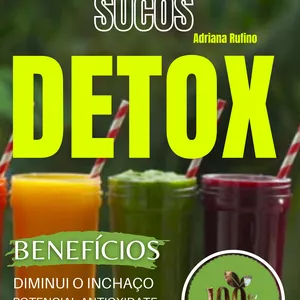 Imagem de capa para o Ebook Sucos detox naturais 