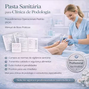 Imagem de capa para o Curso online PACK COM 69 DOCUMENTOS: POP'S PODOLOGIA, MANUAL DE BOAS PRÁTICAS, FICHAS DE ANAMNESE E FICHAS DE CONTROLE