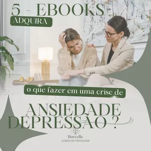 Imagem de capa para o Ebook 5 EBOOKS DE ANSIEDADE E DEPRESSÃO 