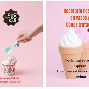 Imagen de portada para Ebook Postres en Vasos y Conos trufados