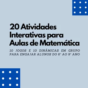 Imagem de capa para o Ebook Jogos e dinâmicas - Matemática 6º ao 9º Ano