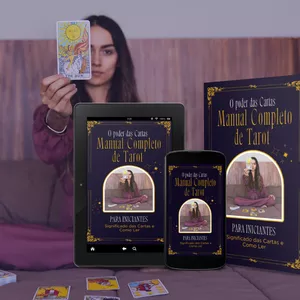 Imagem de capa para o Ebook Manual completo de Tarô para iniciantes: Significado das cartas e como ler