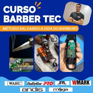 Imagem de capa para o Curso online Curso barber Tec Salvando a vida do barbeiro