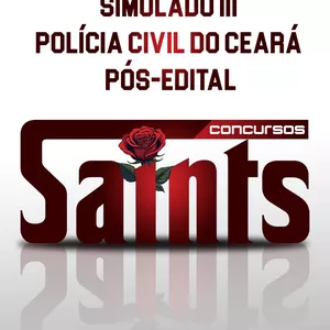 Imagem de capa para o Ebook Simulado III PCCE Pós Edital - Saints Concursos