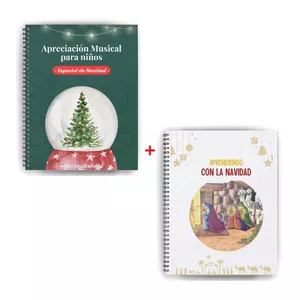 Imagen de portada para Ebook Paquete de Cuadernos Navideños: Apreciación Musical + Manualidades y Catequesis