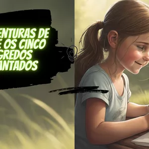 Imagem de capa para o Ebook As aventuras de Lara e os cinco segredos encantados.