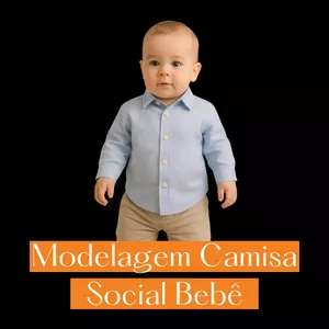 Imagem de capa para o Curso online Modelagem Camisa Masculina Bebê 