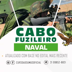 Imagem de capa para o Curso online Especialização para Cabo Fuzileiro Naval 