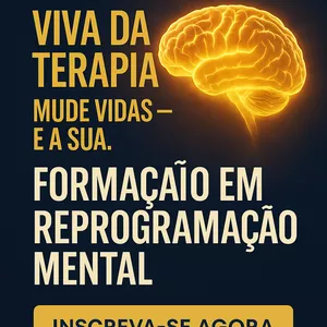 Imagem do curso FORMAÇÃO EM REPROGRAMAÇÃO MENTAL - Liberdade, Propósito e Reconhecimento. A Nova Profissão Que Transforma Vidas (e a Sua Primeiro)