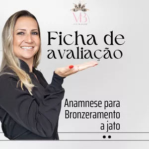 Imagem de capa para o Ebook Ficha de Anamnese para bronzeamento artificial