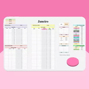 Imagem de capa para o Ebook Planilha de Controle Financeiro 2025