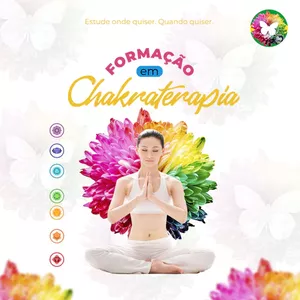 Imagem de Curso de Formação ChakraTerapia / EAD/ R$ 39,90 criado por Ibterapias - Instituto Brasileiro de Terapias na hotmart