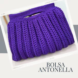 Imagem de Bolsa ANTONELLA - Curso de Crochê criado por Sarah Oliveira Machado na hotmart