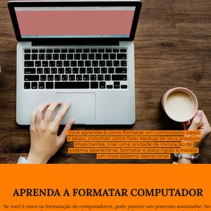 Imagem de capa para o Ebook Aprenda a formatar computador de forma fácil e pratico
