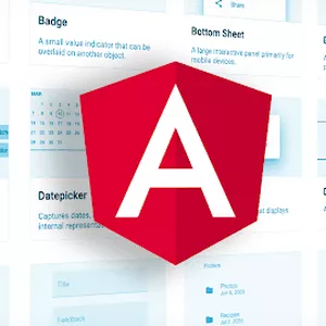 Imagen de portada para Curso online Curso de Angular Material 2024: Diseño de Interfaces Modernas y Funcionales