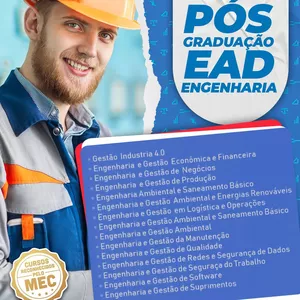 Imagem do curso Pós-Graduação Engenharia e Gestão Ambiental e Saneamento Básico