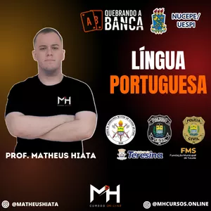 Imagem de capa para o Curso online ISOLADA DE PORTUGUÊS (BANCA: NUCEPE) - PROF. MATHEUS HIATA