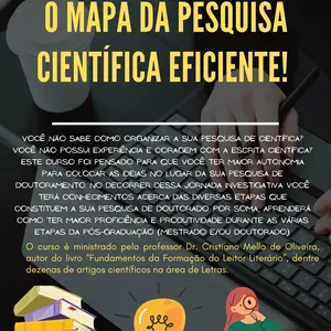 Imagem de capa para o Curso online O MAPA DA PESQUISA CIENTÍFICA EFICIENTE! 
