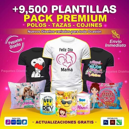 Mega pack +2500 Mother's Day Designs