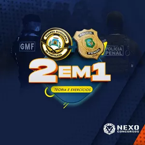 Imagem de capa para o Curso online COMBO 2 EM 1: POLÍCIA PENAL + GM FORTALEZA