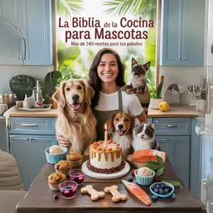 Imagen de portada para Curso online La Biblia de la cocina para Mascotas - Más de 140 Recetas para tu Peludo