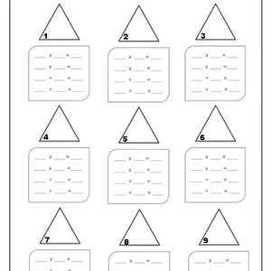 Imagem de capa para o Ebook Tabuada: cálculos inversos - multiplicação e divisão