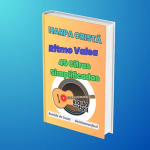 Imagem de capa para o Ebook Harpa Cristã Ritmo de Valsa - 45 Cifras Simplificadas APOSTILA EM PDF